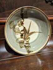 Gorgeous hand made signed vintage Chinese Japanese Asian motif design ceramic  picture