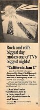 1978 TV AD ~ CALIFORNIA JAM 2 AEROSMITH, HEART, TED NUGENT MUSIC CONCERT picture