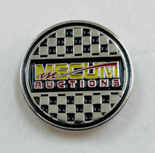 Brand New Mecum Auto Auction Hat Pin Lapel Pin Retired Checkerboard Design picture