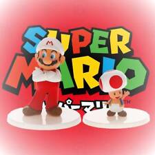 NEW Super Mario Standard Figure 2 Fire Mario & Toad Red Nintendo Japan Unopened picture