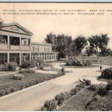 c1940s Mudbaden, Minn Sulphur Mud Baths Springs Health Resort Photo Postcard A42 picture