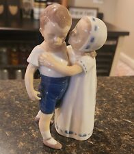 Vintage Bing & Grondahl Porcelain Figurine Love Refused 1614 Denmark picture