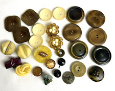 Antique Celluloid  Buttons - Lot of 29 picture