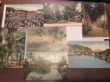 Early 1900’s Philippine Island Scenic Tropical Coastal Postcards Antique picture