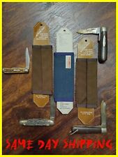 Vintage Pocket Knife Lot Of 4 + 3 Vintage Suisse-Pac Cases Camillus Craftsman + picture