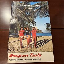 Rare Vintage 1983 SNAP-ON TOOLS Collectors Edition Pinup Girl Swimsuit Calendar  picture