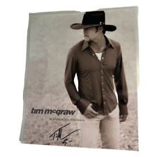 TIM McGRAW A Place in the Sun Autographed Promo Poster LAMINATED Curb Records picture