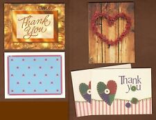Lot of 5 Vintage Current Inc. Greeting Note Cards, Christmas Holiday, Thank You  picture