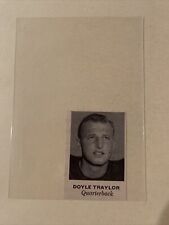 Doyle Traylor Baylor Bears 1957 Football SI Panel RARE picture