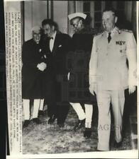 1954 Press Photo Yugoslavia's President Marshal Tito & others, New Delhi, India picture