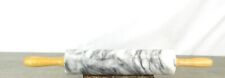 18 Inch Marble Rolling Pin With Wood Handles 10 Inch picture