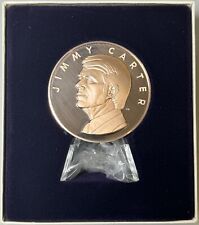 JIMMY CARTER OFFICIAL 1977 PRESIDENTIAL INAUGURAL MEDAL SOLID BRONZE BOX/COA picture