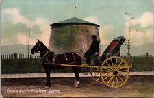 Quebec, CA - Caleche & Martella, Horse & Buggy - Vintage Private Post Postcard picture