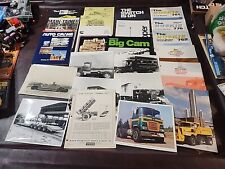23 Trucking 1950's-80's Brochures, Photos Specifications Cummins Brockway, Etc picture