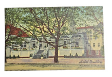 Hotel Dudley Atlantic City NJ Postcard Linen Unposted picture