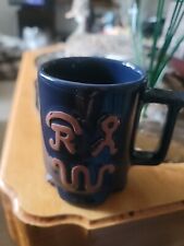 FRANKOMA MUG/CUP WITH KING RANCH CATTLE BRANDS C1 Sapulpa Oklahoma  picture