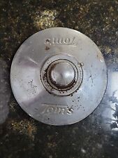 Rare Vintage Toms Cookie Peanut Jar Lid Chrome Metal picture