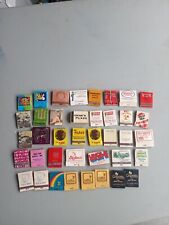 Lot of 39 Vintage Matchbooks Pin Up Advertising Pizza Hut Hotel 70s 80s picture