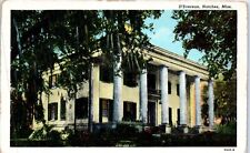 Natchez, MS - D'Evereux Linen Postcard Unposted Plantation Home Mansion picture