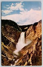 Lower Falls Grand Canyon Yellowstone River Artist Point Postcard UNP VTG Unused picture