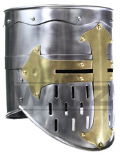 Medieval Templar Crusader Knight Armor Helmet Greek Roman Spartan Armour HELMET picture