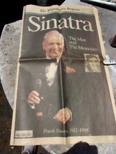 Frank Sinatra's Passing Phila. Inquirer Newspaper Vintage 16 Page Tribute 1998  picture