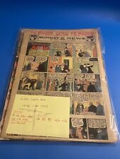 1936-37 Little Orphan Annje Comic Color Full Page Near Complete 14.5x10.25 MR picture