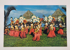 PPC Postcard HI Hawaii Honolulu Exciting Dancers Of Tahiti Perform In The Island picture