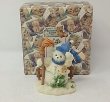 Cherished Teddies Snow Bear Buddy North Wind Shall Blow Christmas With Box picture