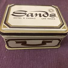 Sands Hotel & Casino 35th Anniversary Metal Card Box - Rare picture