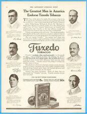 1912 Patterson's Tuxedo Pipe Tobacco John Philip Sousa Rex Beach Lew Fields Ad picture