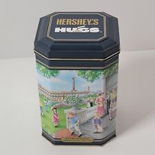 Vintage 1994 Hershey's Chocolate Hugs Hometown Series #10 Tin Made in USA EUC picture