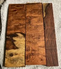 Set of 3 Mesquite Knife or gun scales picture