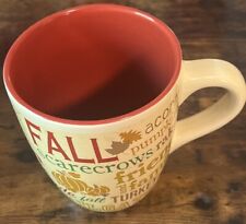 Tara Reed 2017 Large Heavy Mug  Coffee - Fall - Turkey - Tailgate - Scarecrows picture