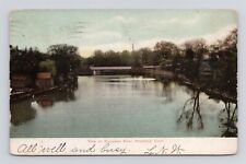 Stamford Connecticut Rippowam River View c.1907 Undivided Back Postcard picture