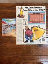 No 9 Fishermen's Grotto The LITTLE FISHERMAN CUT OUT + Recipe Book San Francisco picture