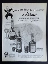 Vintage 1947 Arrow Liqueur Print Ad picture