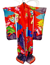 Yuzen Uchikake Kimono, Wedding Kimono, Japanese Kimono Robe With Padded Hem picture