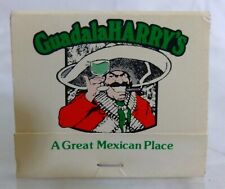 Vintage Matchbook Unstruck - GuadalaHarry's - A Great Mexican Place - Minnesota picture