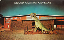 Vintage Postcard Grand Canyon Caverns on Route 66 west of Seligman AZ A-7 picture