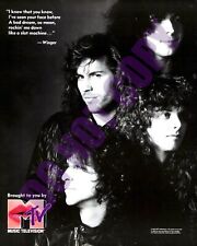1989 Winger MTV Magazine Promo Ad Hungry 8x10 Photo picture