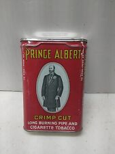 Vintage Prince Albert Crimp Cut Cigarette and Pipe Tobacco EMPTY Can Tin  picture