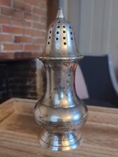 ANTIQUE Magnificent Electro Plated Nickel Silver Powder/Sugar Shaker GUC picture