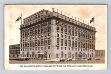 Washington DC-Washington Hotel, Advertisement, Antique, Vintage c1920 Postcard picture