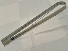 Vintage Westinghouse 36” 3 Feet Metal Roll Up Snap Ruler Advertising Made In USA picture