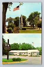 Georgetown MA-Massachusetts, Flag and Pole by Post 768, Vintage Postcard picture