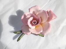 Lovely Napoleon Porcelain Pink & Yellow Rose & Bud Figurine picture