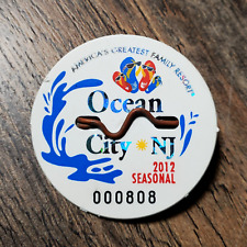 Ocean City NJ 2012 Seasonal Beach Tag Badge OC New Jersey picture
