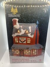 RARE VINTAGE Holiday Expressions Ace Hardware house Dickens Christmas Village picture