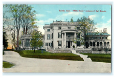 1922 Norfolk CT White House Residence of Carl Stoeckel Early Posted View picture